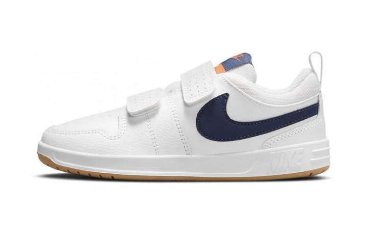 Nike Nike Pico 5 Casual Low top Kids' Skateboarding Shoes White Blue Children Aged 3 7 Years Old