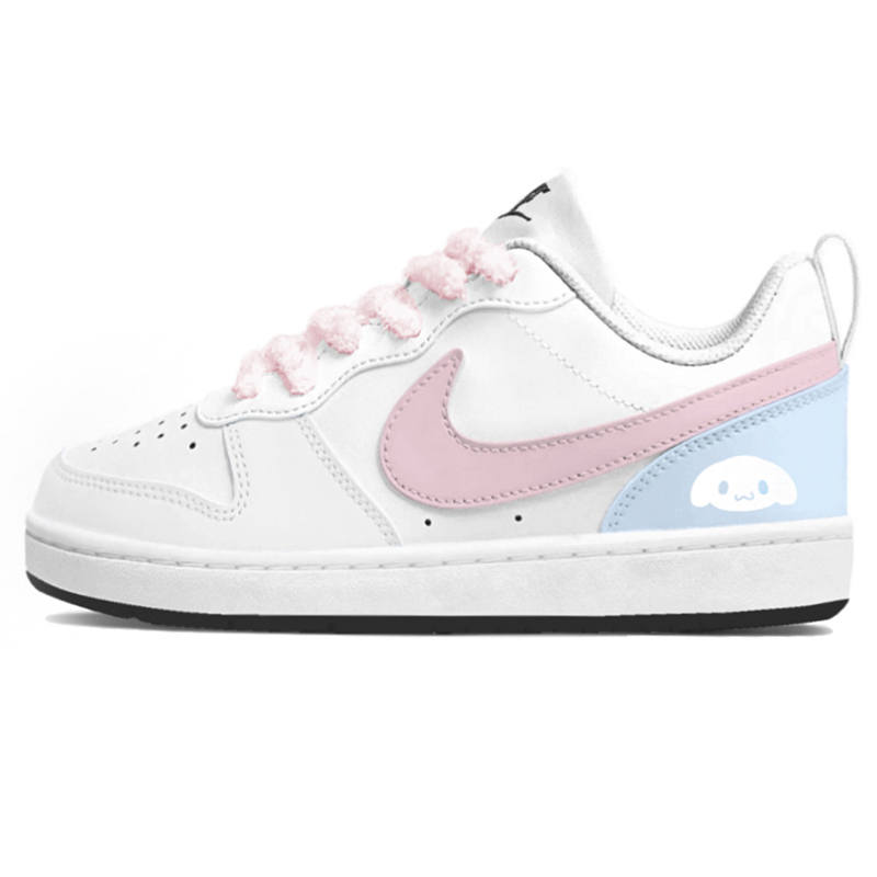 Nike Nike Court Borough Low top Kids' Skateboarding Shoes Pink Blue Teenagers