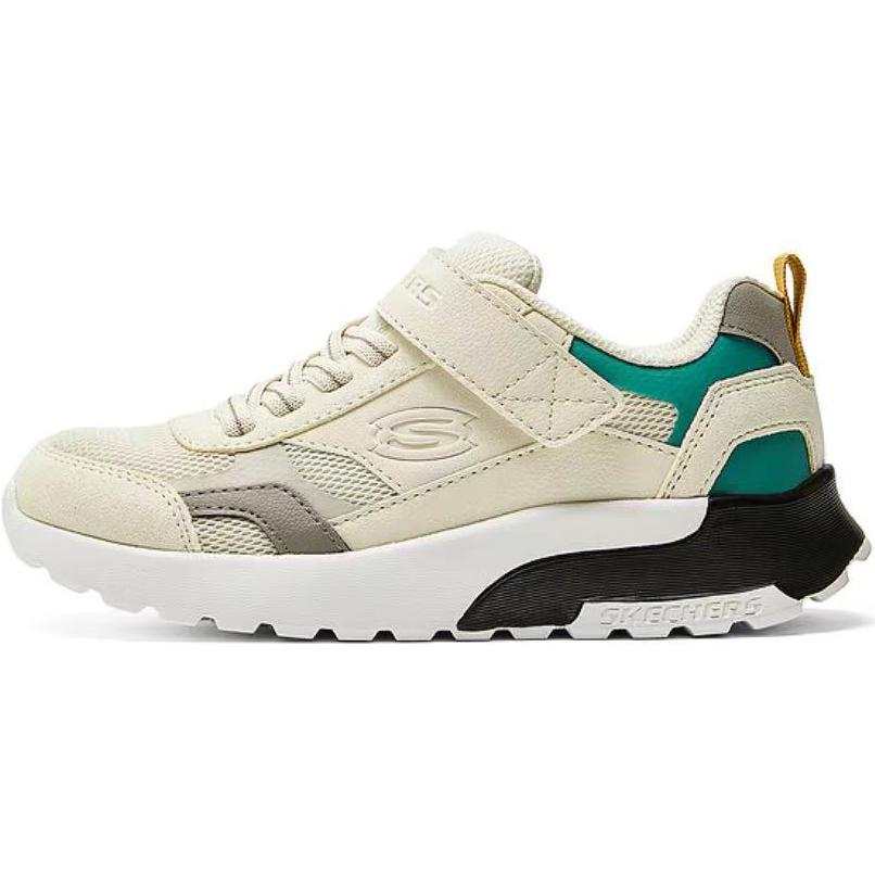 Skechers Kids SKX 225 Slip Resistant Abrasion Resistant Low top Kids' Running Shoes Natural