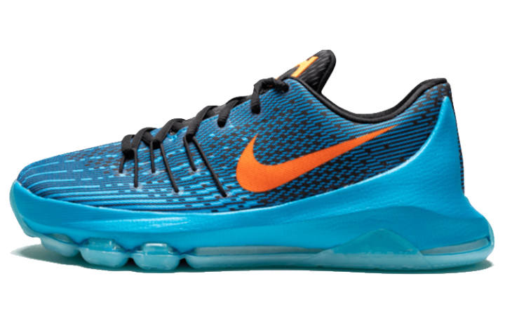 Nike Nike KD 8 'OKC' KD 8 Low top Basketball Shoes Blue Unisex