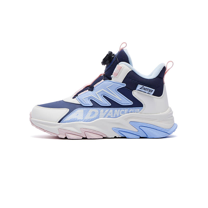 361°KIDS Synthetic Leather Slip Resistant Cushioning Abrasion Resistant Thermal Kids Lifestyle Shoes Blue Unisex