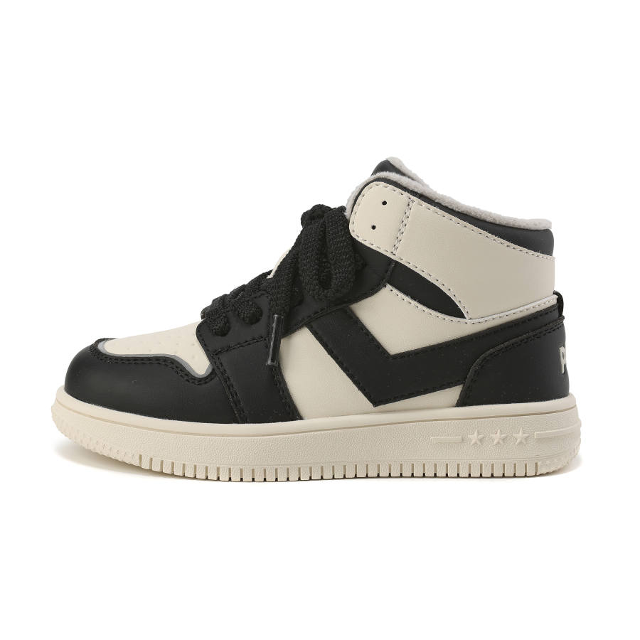 Pony Slip Resistant Anti Kick Thermal Kids Lifestyle Shoes Black Beige Kids'