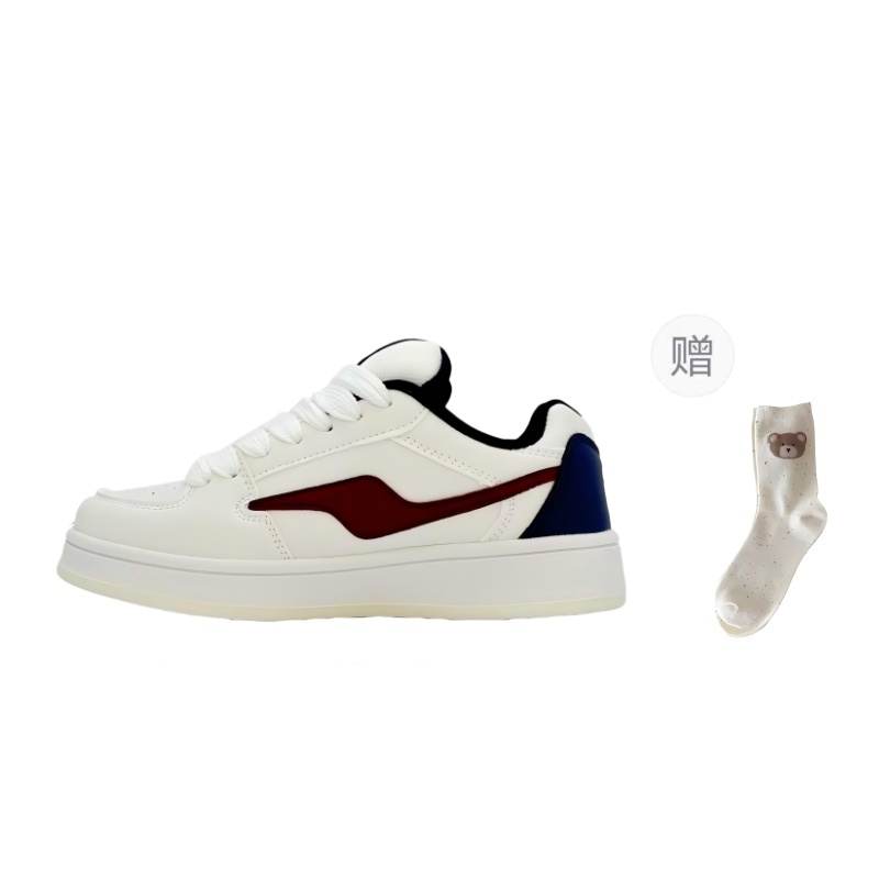 BINGO DUCK Skateboard Shoes Women's Burgundy