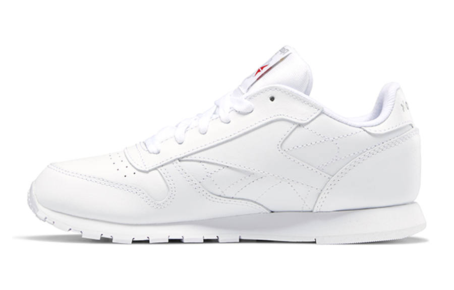 Reebok Classic Leather Cushioning Abrasion Resistant Cushioning, Wear Resistant White Teenagers