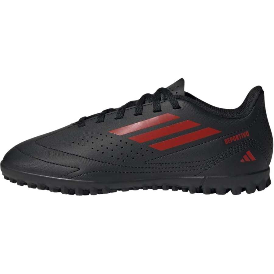 Adidas Adidas Deportivo 3 Breathable Low top Kids' Soccer Shoes Black Red