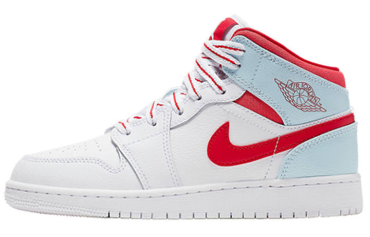 Jordan Jordan 1 Mid White Topaz Mist GS