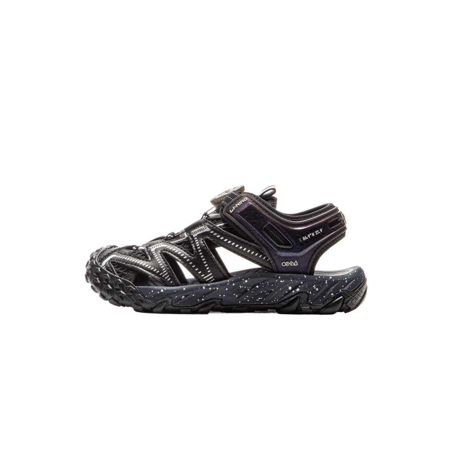 Li-Ning YOUNG Li Ning YOUNG Outdoor Synthetic Leather Low top Sandal Black Teenagers