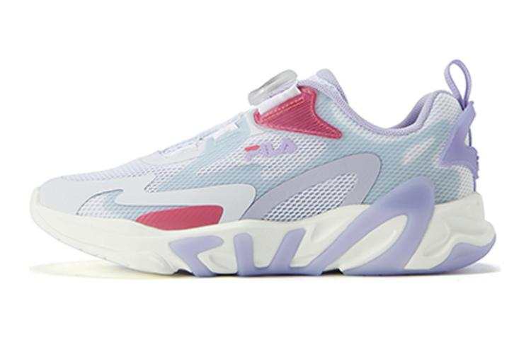 FILA KIDS Abrasion Resistant Breathable Low top Kids' Running Shoes Fuchsia Teenagers