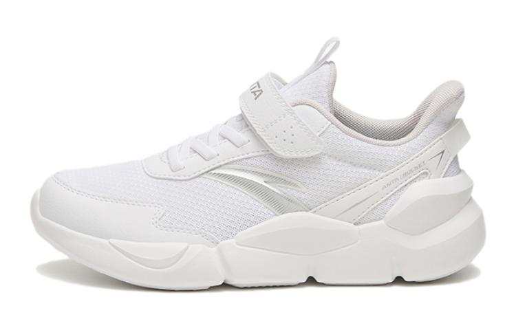 Anta Comfortable Slip Resistant Abrasion Resistant Low top Running Shoes Pure White