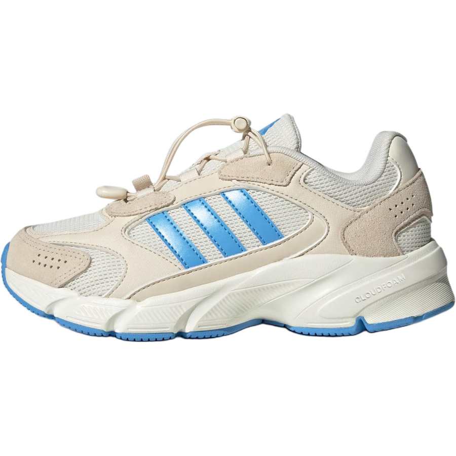Adidas Adidas CRAZYCHAOS 2000 Suede Abrasion Resistant Low top Kids' Running Shoes White Blue Kids'