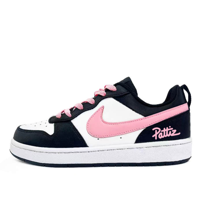 Nike Nike Court Borough Peachy Sweet Dream Leather Low top Skateboard Shoes Pink Kids'