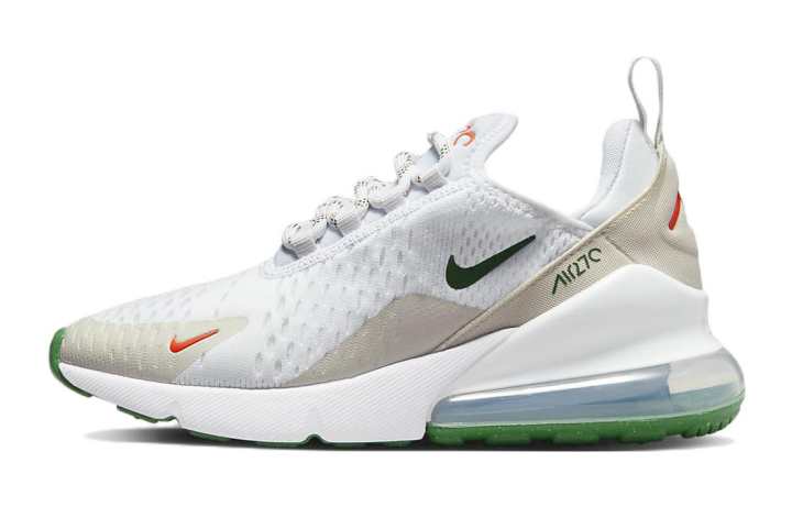 Nike Nike Air Max 270 GS 'White Green Orange'