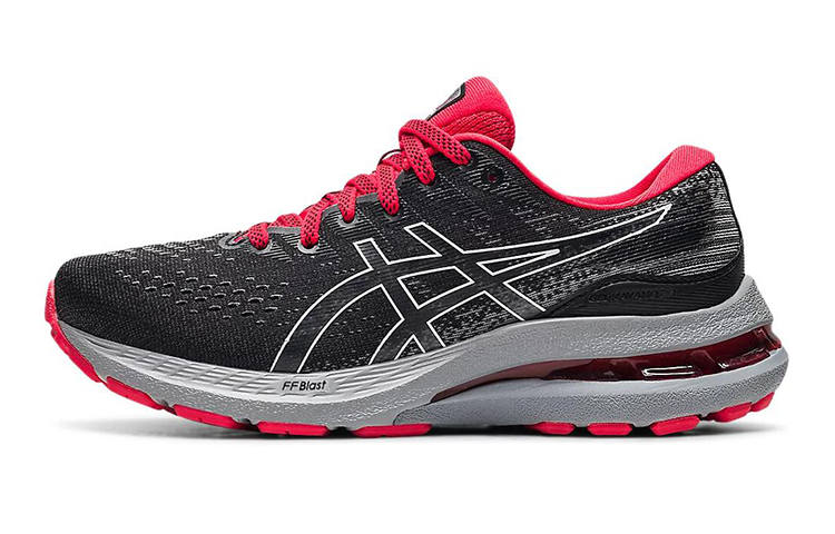 Asics Gel Kayano 28 GS 'Black Electric Red'