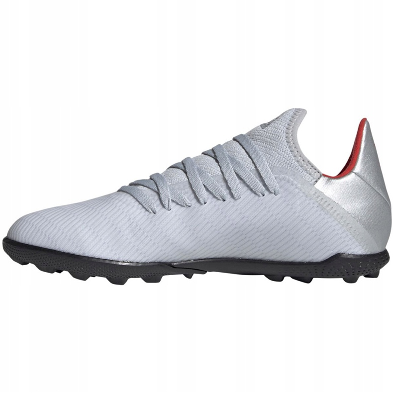 Adidas Adidas X 19.3 Slip Resistant Abrasion Resistant Low top Kids' Soccer Shoes White Teenagers