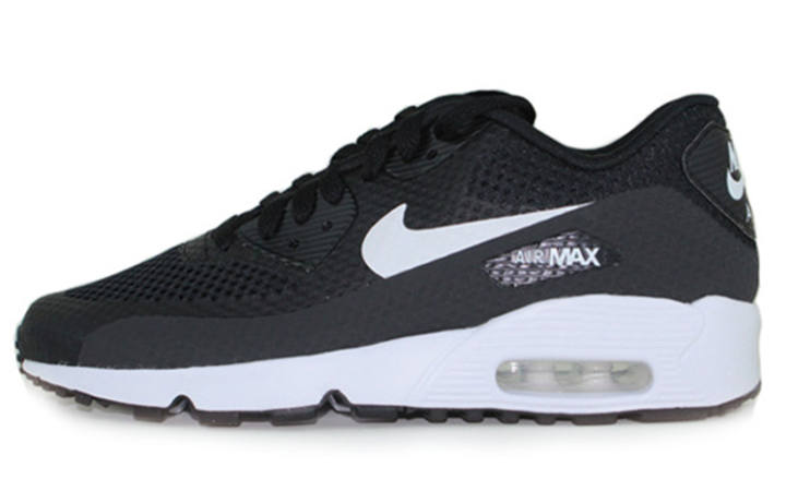 Nike Nike Air Max 90 BR Synthetic Leather Low top Running Shoes Black White Unisex