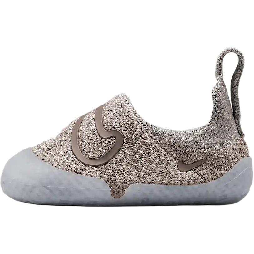 Nike Nike Swoosh 1 Slip Resistant Abrasion Resistant Low top Toddler Shoes Gray Brown Infant And Toddler