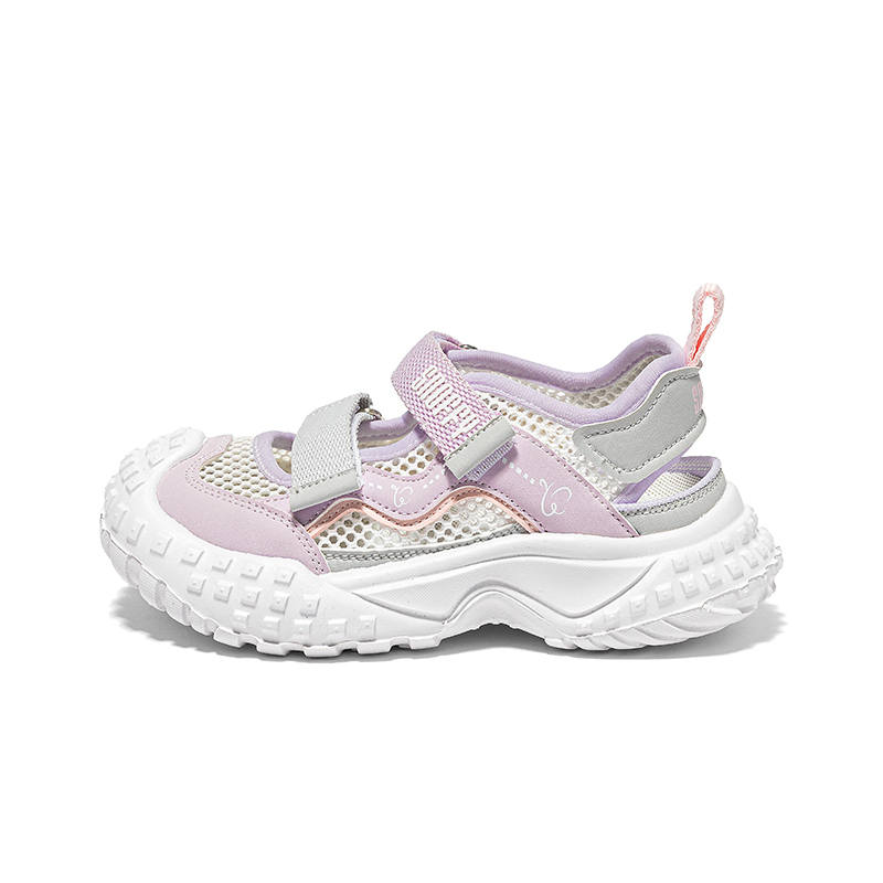 Snoffy Synthetic Leather, Textile Waterproof And Breathable Sandal Taro Purple/Gray Kids'