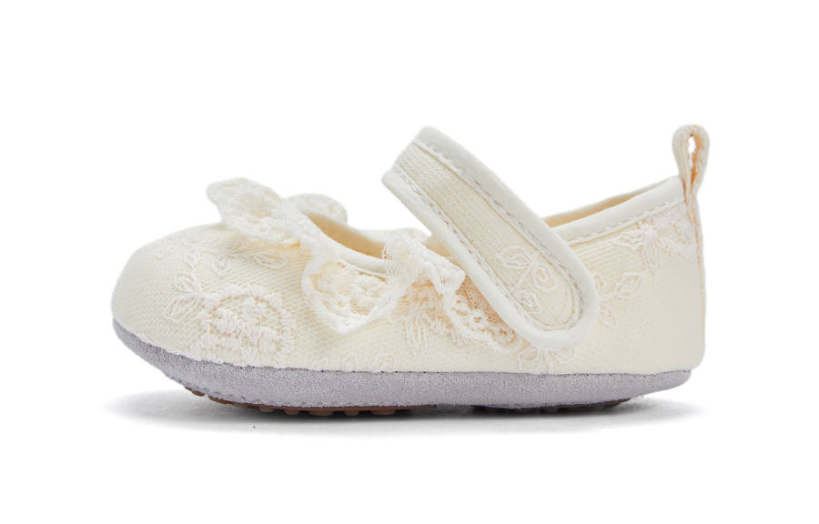 DAVE&BELLA Low top Pre Walking Baby Shoes Apricot Infant And Toddler