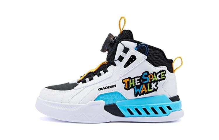 QIAODAN Abrasion Resistant Abrasion Resistant Low top Kids Lifestyle Shoes Jordan White Ice Blue