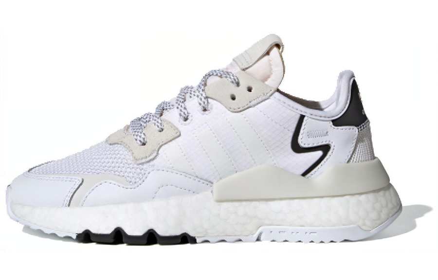 Adidas Originals Nite Jogger Low top Sports Casual Shoes White Brown Teenagers