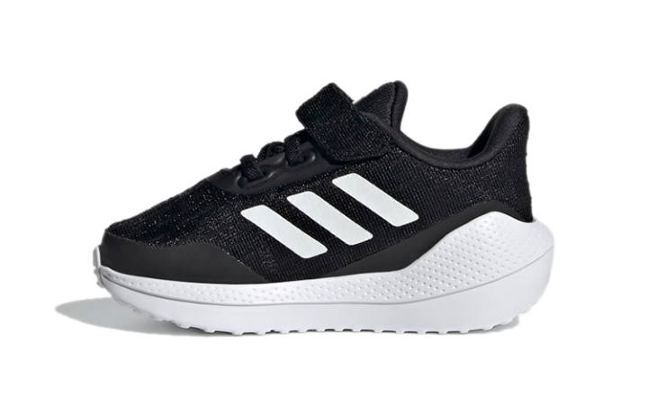 Adidas Adidas EQ21 Run El I Low top Toddler Shoes Black White Infant And Toddler