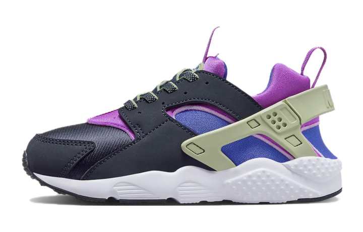 Nike Nike Huarache Run 2.0 PS 'Obsidian Fuchsia Honeydew'
