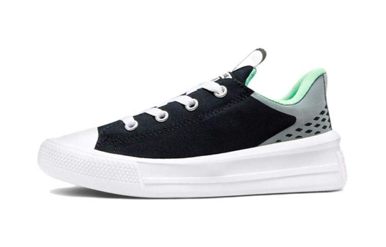 Converse Chuck Taylor All Star Athleisure Low top Kids' Skateboarding Shoes Black Gray Children Aged 3 7 Years Old