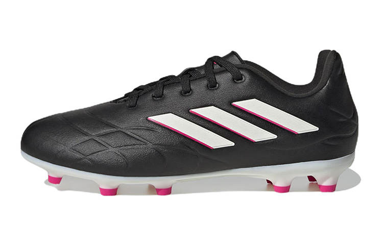 Adidas Adidas Copa Pure.3 Cushioning Slip Resistant Abrasion Resistant Soccer Shoes Black White Red Kids'