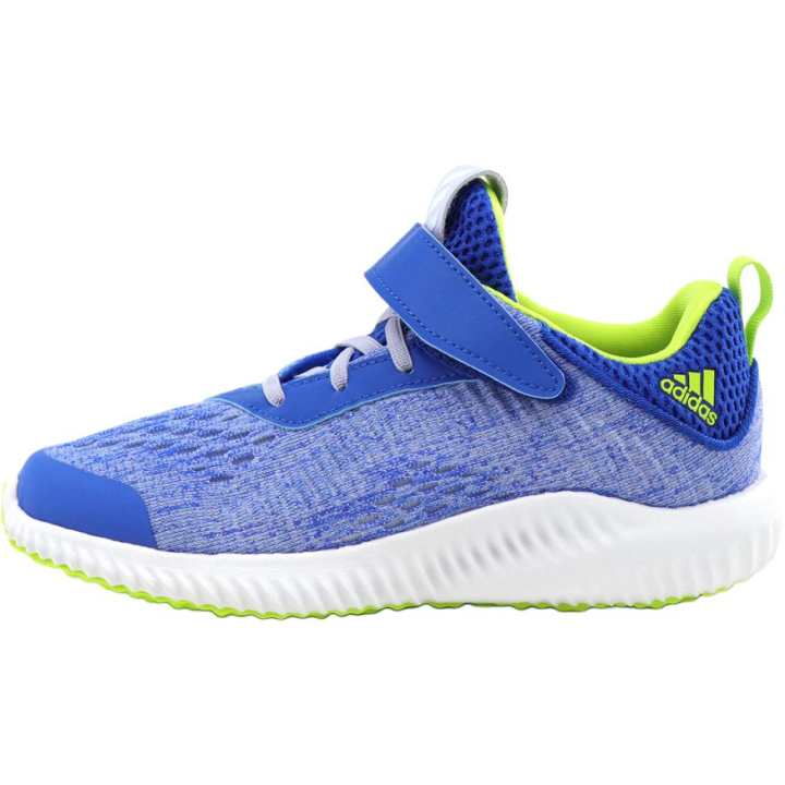 Adidas Adidas AlphaBounce Cushioned Wear-Resistant Breathable Low-Top Kids' Running Shoes Blue Children Aged 3-7 Years Old