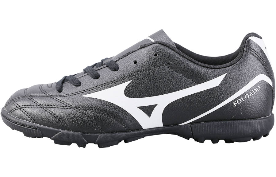 Mizuno Potrero Wide Jr.as Cushioning Low top Kids' Soccer Shoes Black White Unisex
