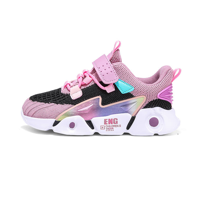 SUPEREDGE Fashion Comfortable Flyknit Versatile Design Lightweight Athletic Shoes Low top Kids Lifestyle Shoes Unisex
