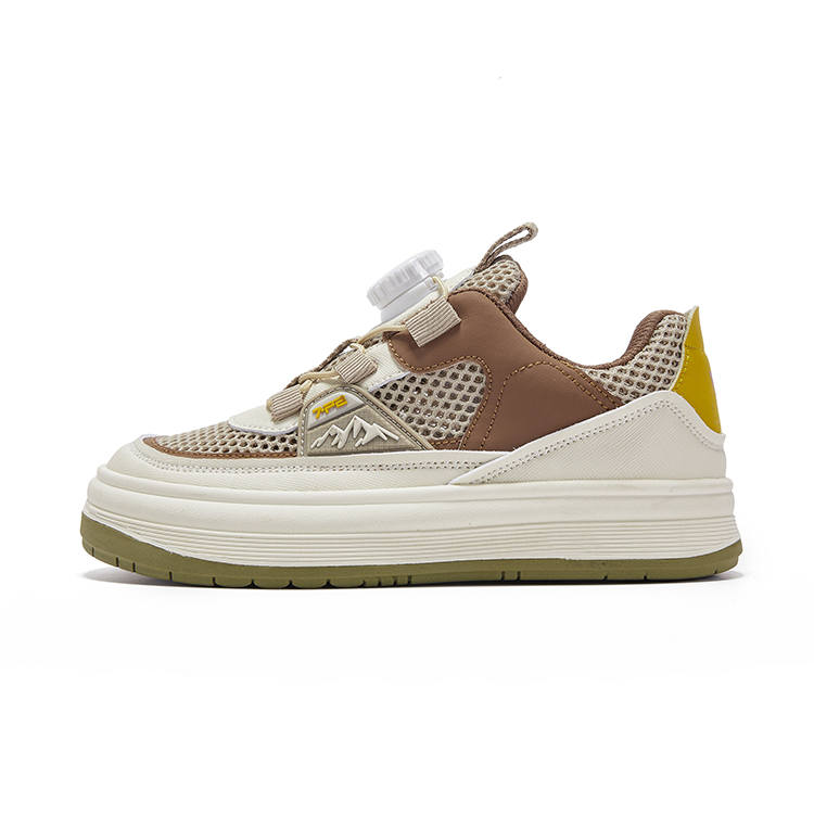 7-PE 7 PE Slip Resistant Cushioning Breathable Slip Resistant Cushioning Breathable Low top Casual Shoes Khaki Kids'