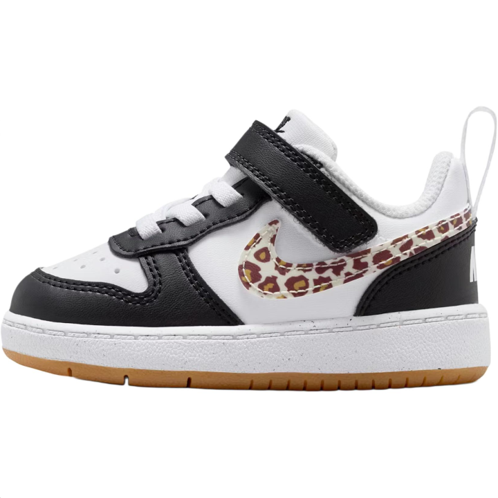 Nike Nike Court Borough Comfortable Low top Toddler Shoes Black White Infant And Toddler