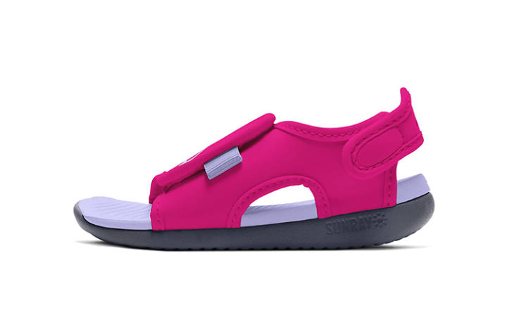 Nike Nike Sunray Adjust 5 Synthetic Leather Low top Toddler Shoes Fuchsia Infant And Toddler