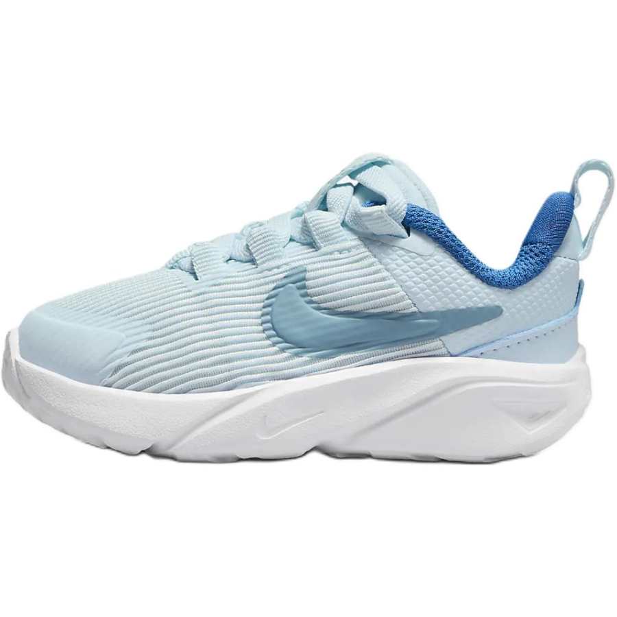 Nike Nike Star Runner 4 Slip Resistant Anti Kick Low top Toddler Shoes Light Blue Infant And Toddler