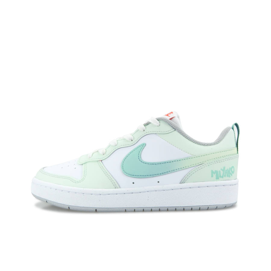 Nike Nike Court Borough Mint Milk Green Slip Resistant Abrasion Resistant Low top Kids' Skateboarding Shoes Light Green