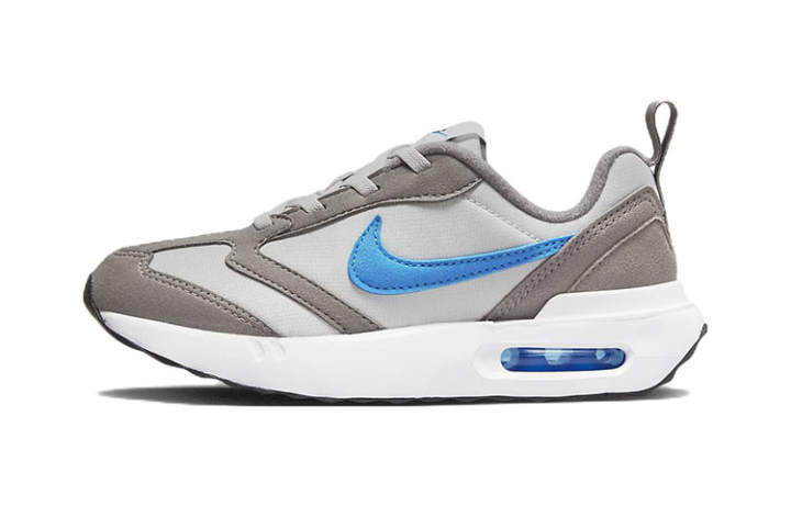 Nike Nike Air Max Dawn Kids Lifestyle Shoes Gray Blue Children Aged 3 7 Years Old