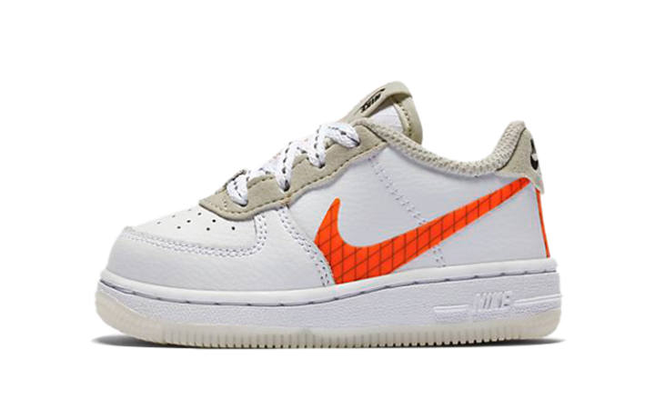 Nike Nike Force 1 LV8 3 White Total Orange TD