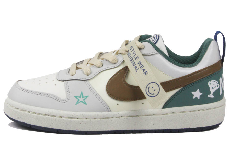 Nike Nike Court Borough The Wizard Of Oz Leather Slip Resistant Abrasion Resistant Low top Skateboard Shoes Kids'