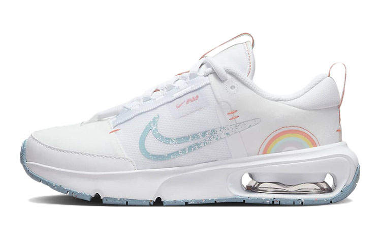 Nike Nike Air Max INTRLK SE Cushioning Abrasion Resistant Low top Casual Shoes White Blue Unisex