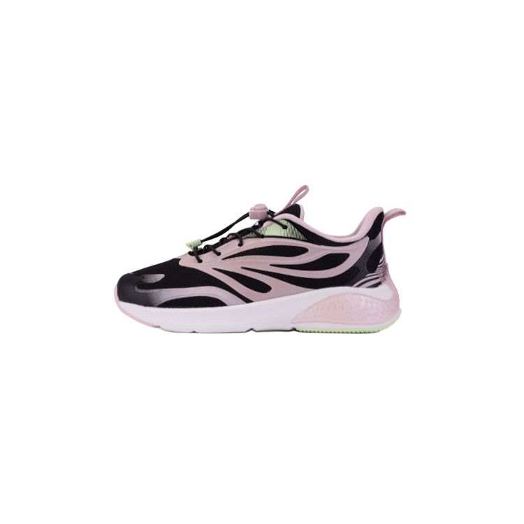 XTEP Comfortable Low top Running Shoes Black Pink Teenagers