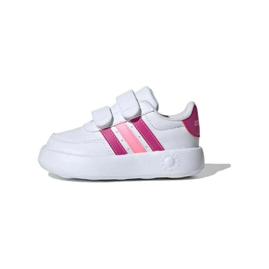 Adidas Adidas BREAKNET 2.0 Slip Resistant Abrasion Resistant Low top Toddler Shoes White Infant And Toddler
