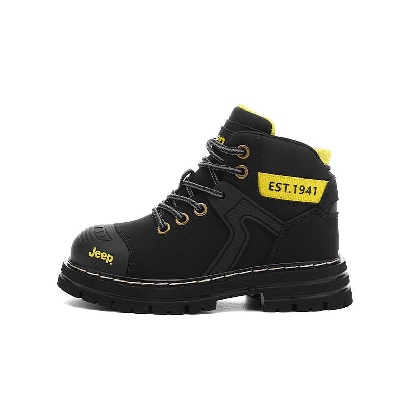 Jeep Lightweight Cushioning Lightweight Cushioning Mid top Boots Black Kids'