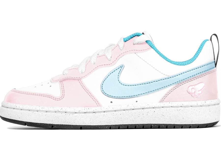 Nike Nike Court Borough Synthetic Leather Cushioning Abrasion Resistant Cushioning, Wear Resistant Low top