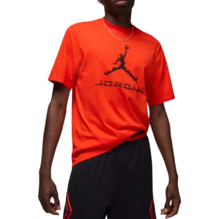 Jordan Jordan Sport T Shirts Men's Team Orange Crew Neck