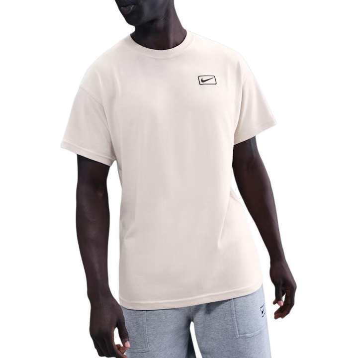 Nike Nike Sportswear T Shirts Men's Light Orewood Brown Crew Neck