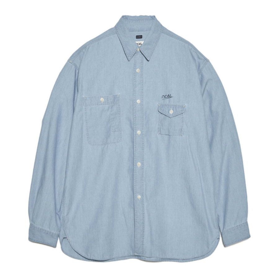 Nanamica SS26 Regular Collar Chambray Shirt Men's