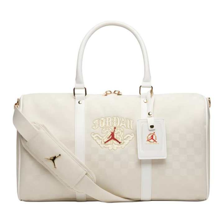 Jordan Jordan 25.5L Polyester Travel Bag Men's Sail White