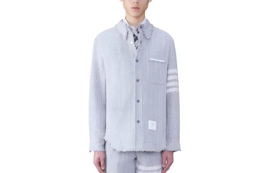 THOM BROWNE Thom Browne 4-Bar Stripe shirt