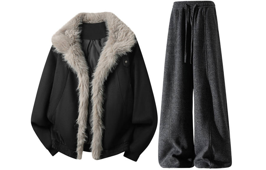 X1617 Casual Sportswear Unisex Hooded Thickened And Fleece Lined